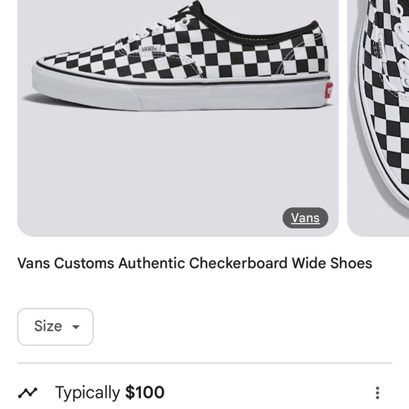 Vans Shoes - Vans Black and White Checkerboard Sneakers (Women’s)